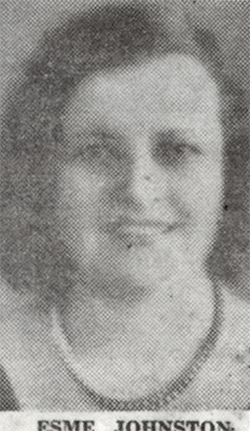 Esmé Johnston, 1936